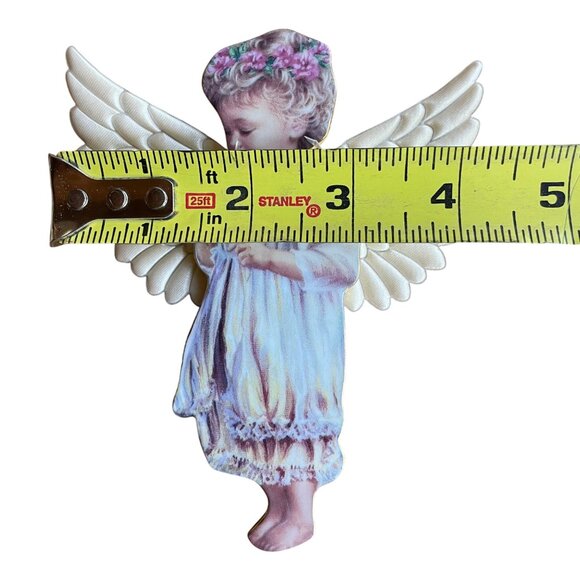 Heavens Little Angels Bradford Exchange Porcelain Ornaments Set Of 3 - Picture 14 of 16